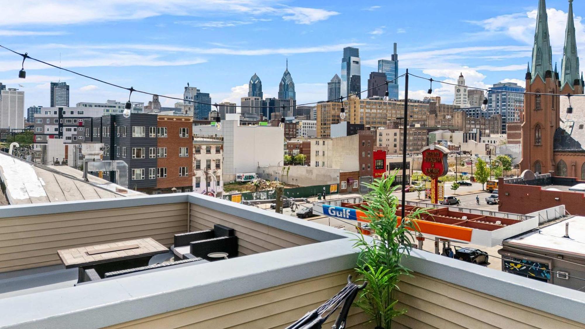 Villa Brand New Dbl Unit Roofdeck Outdoor Patio Filadelfia Exterior foto