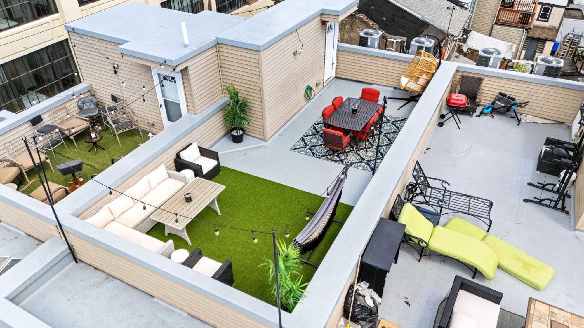 Villa Brand New Dbl Unit Roofdeck Outdoor Patio Filadelfia Exterior foto